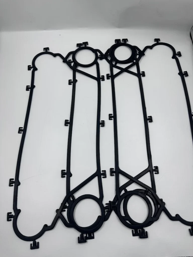 AM20 gasket groove structure detail Alfa Laval plate heat exchanger sealing channel