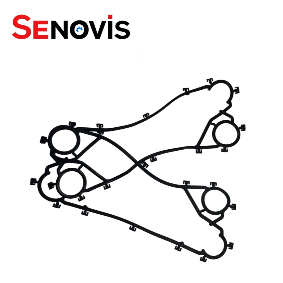 Industrial-grade PHE gasket replacement for Alfa Laval series heat exchangers by Senovis.