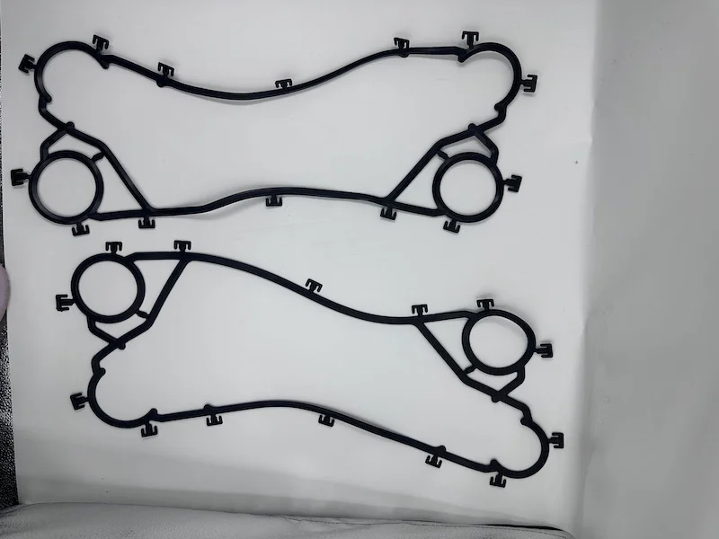 Large-scale Alfa Laval M30 compatible PHE gasket replacement for heavy-duty industrial heat exchangers by Senovis.