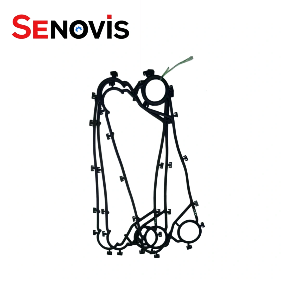 Industrial-grade Alfa Laval TL10P compatible PHE gasket with high-resilience sealing profile by Senovis.
