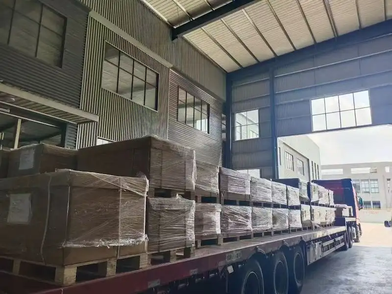 APV N25 plate heat exchanger plates production line factory environment