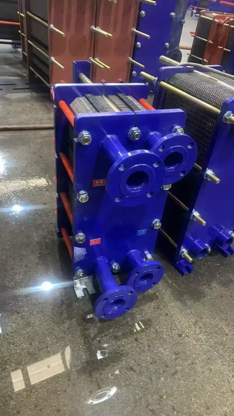 Sondex S8A GPHE gasketed plate heat exchanger workshop fabrication and assembly process
