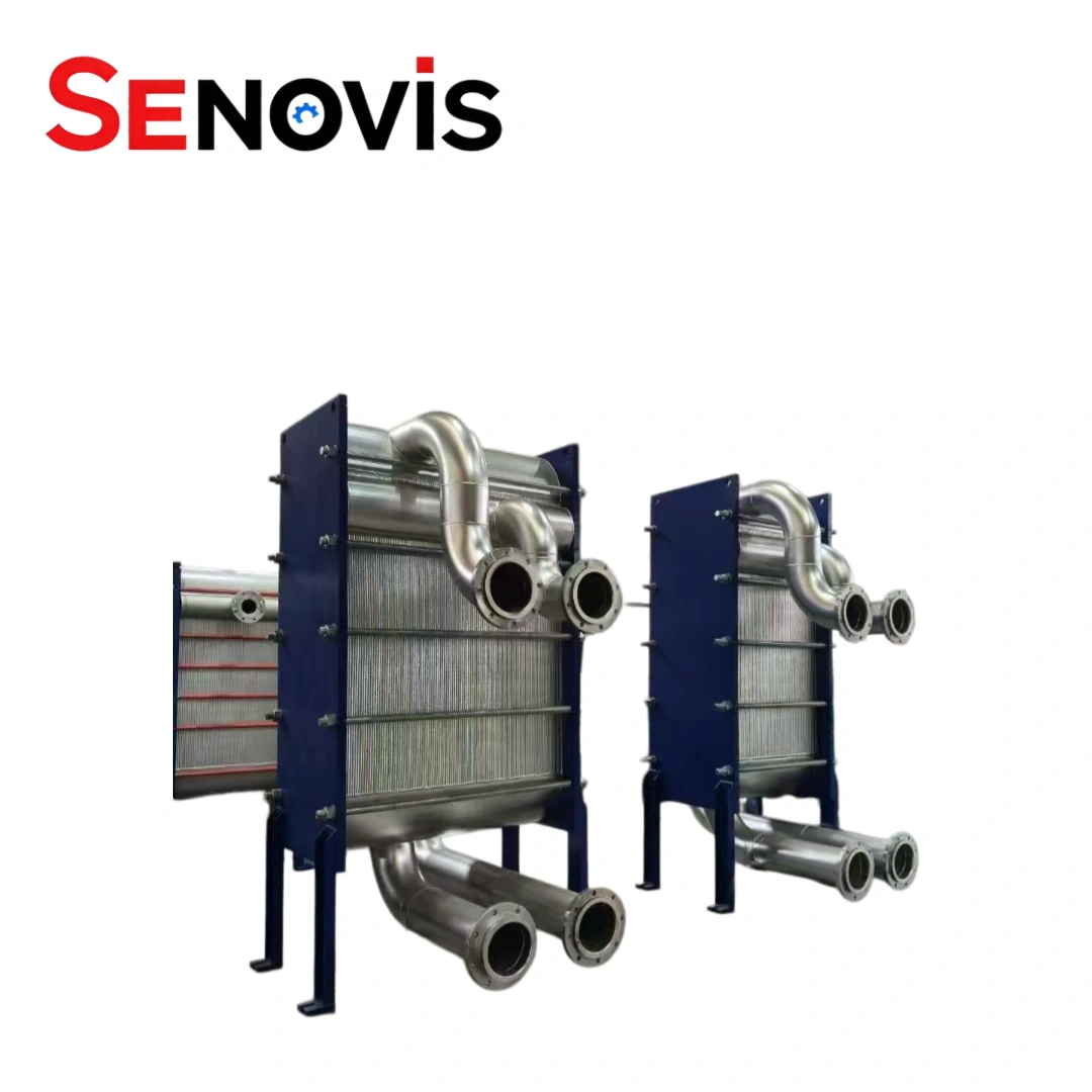 Sondex S4A gasketed plate heat exchanger GPHE industrial heat transfer unit front structure