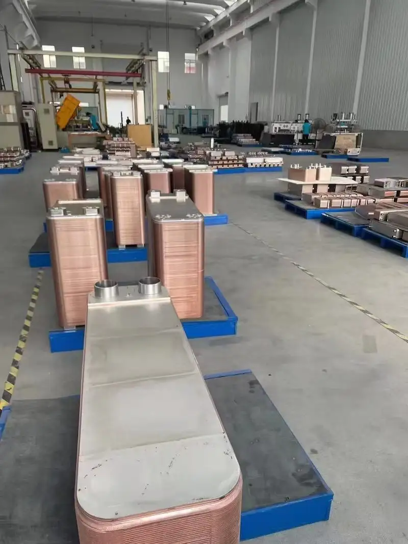 Kaori K800 BPHE production workshop and assembly line process