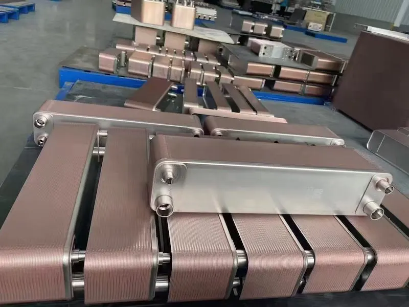 Alfa Laval CB50 BPHE manufacturing and assembly process factory scene