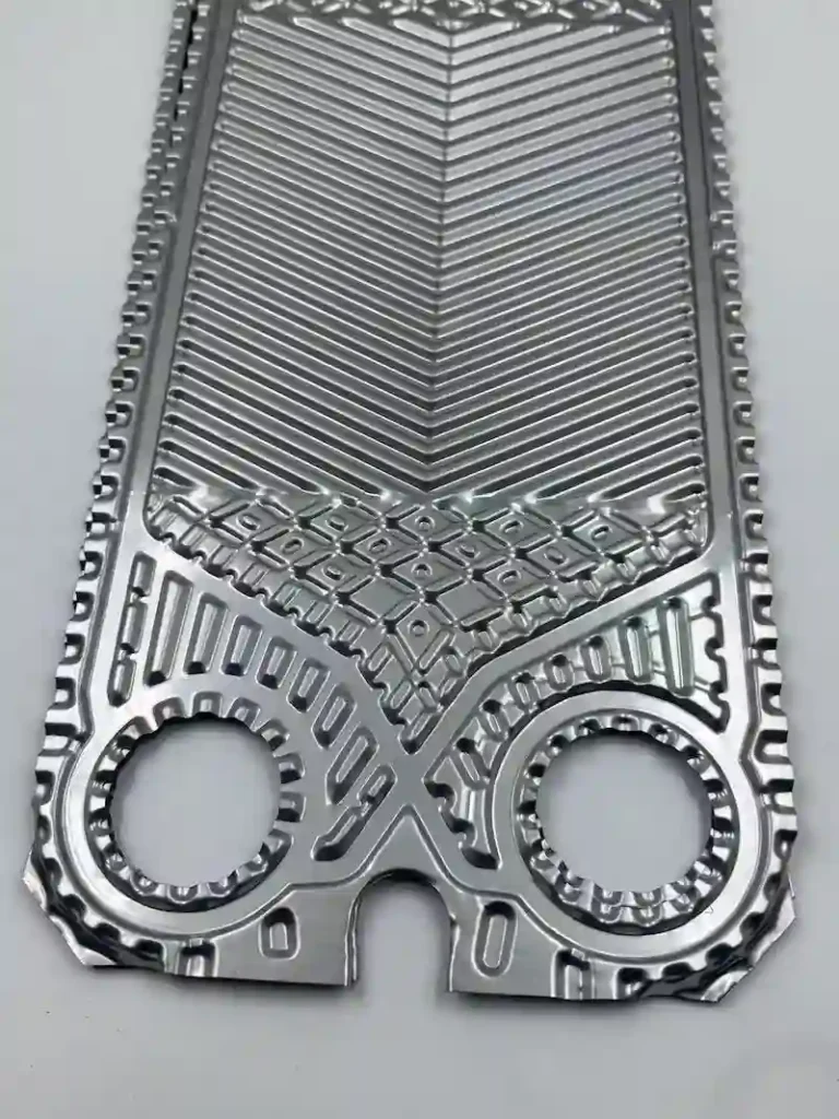 T2B PHE plate pattern detail Alfa Laval heat exchanger plate surface structure