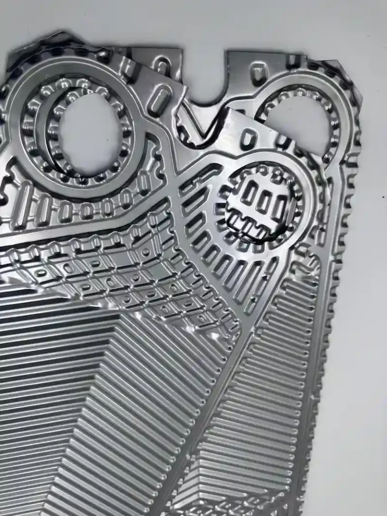 T20 PHE plate surface pattern detail Alfa Laval heat exchanger plate corrugated design