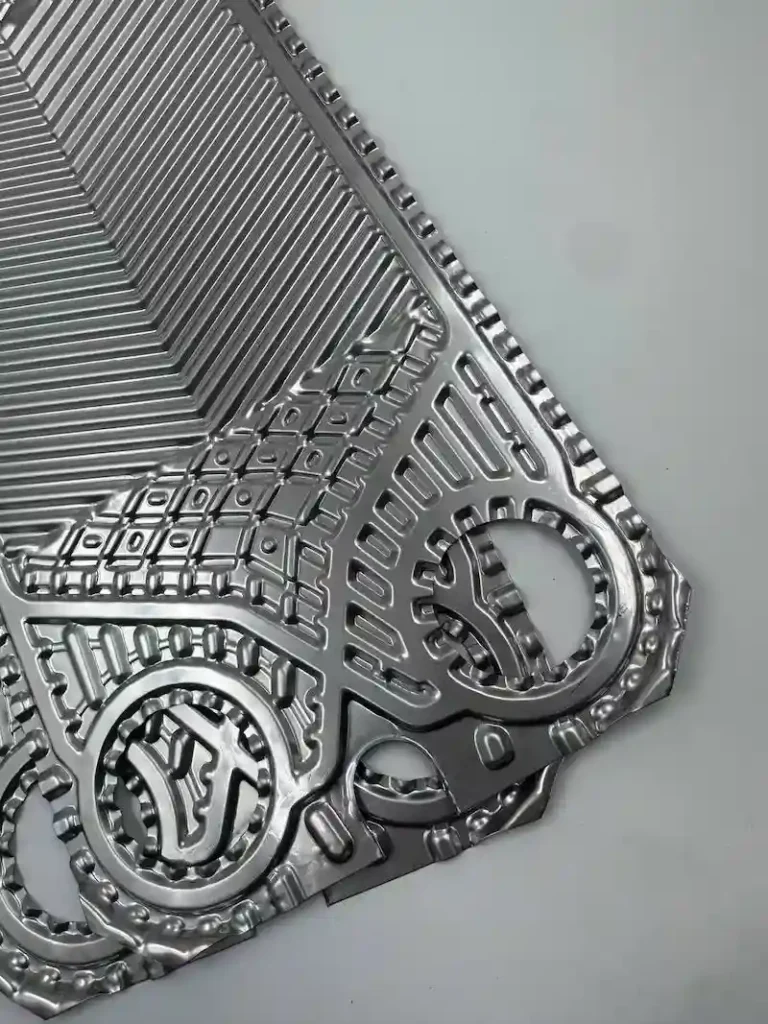 T5B PHE plate surface geometry detail Alfa Laval heat exchanger plate pattern