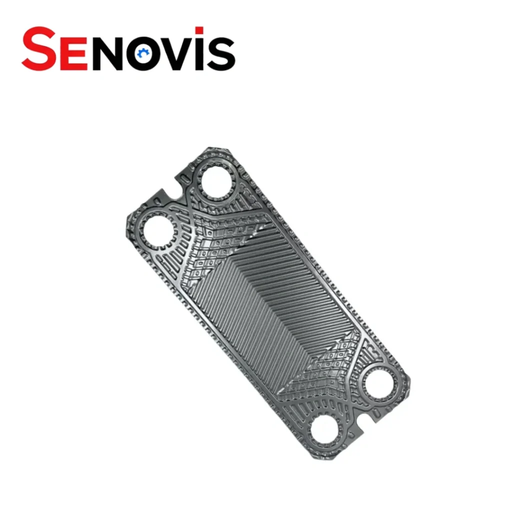 APV N35 plate heat exchanger plate front view for industrial heat transfer systems