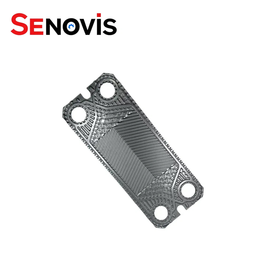 APV N35 plate heat exchanger plate front view for industrial heat transfer systems