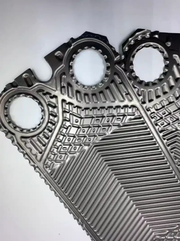 APV N25 plate heat exchanger plate sealing groove and edge detail