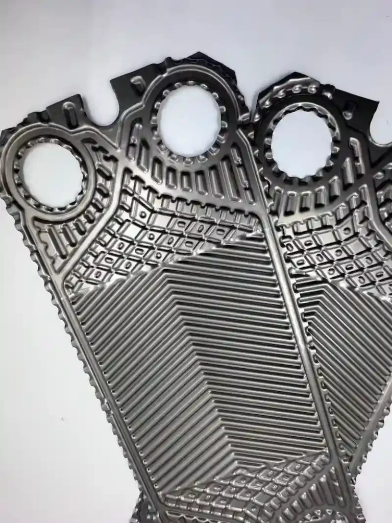 T5M PHE plate pattern and channel detail Alfa Laval heat exchanger plate structure