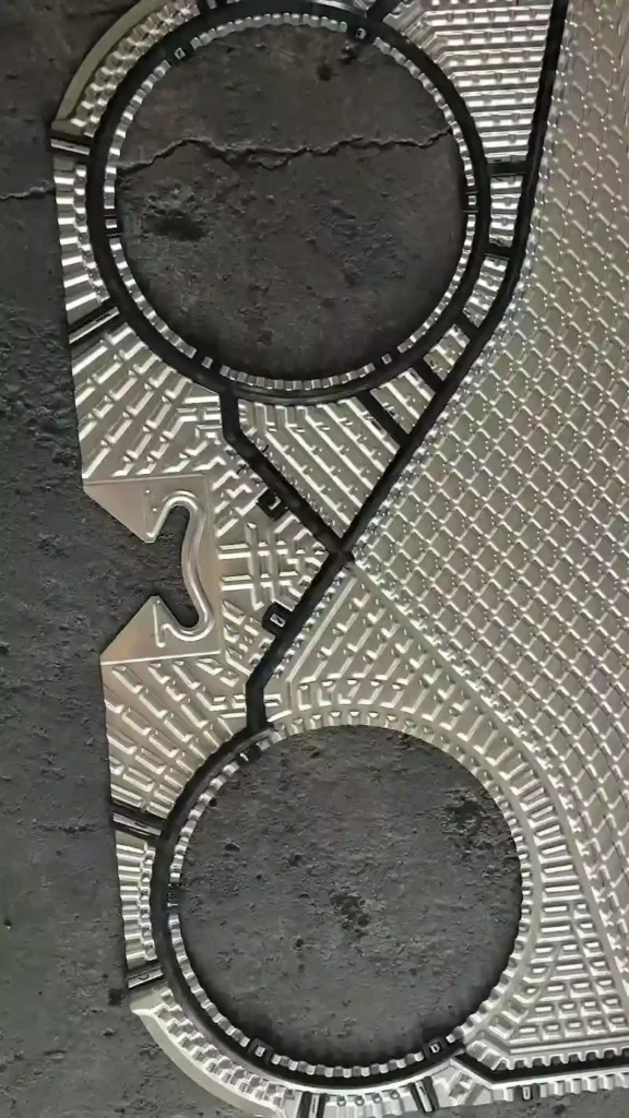 plate heat exchanger gasket AK20 real product in factory environment industrial sealing part