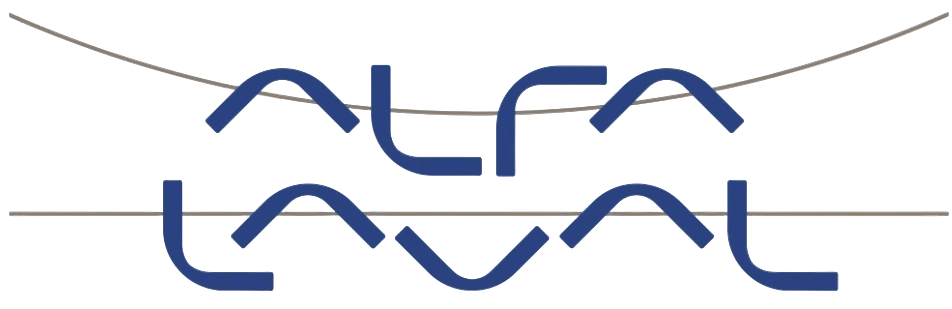 Alfa Laval logo for plate heat exchanger replacement parts