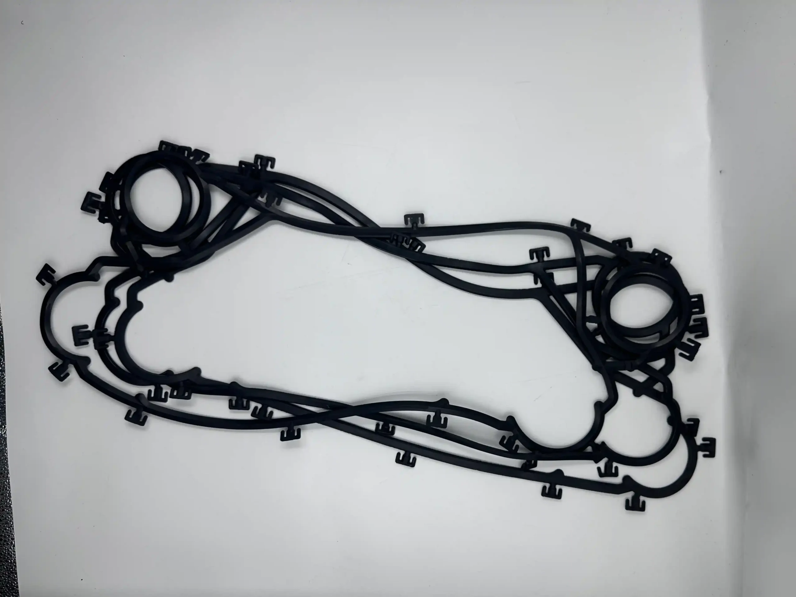 Vicarb V170 gasket clip attachment detail for plate heat exchanger assembly