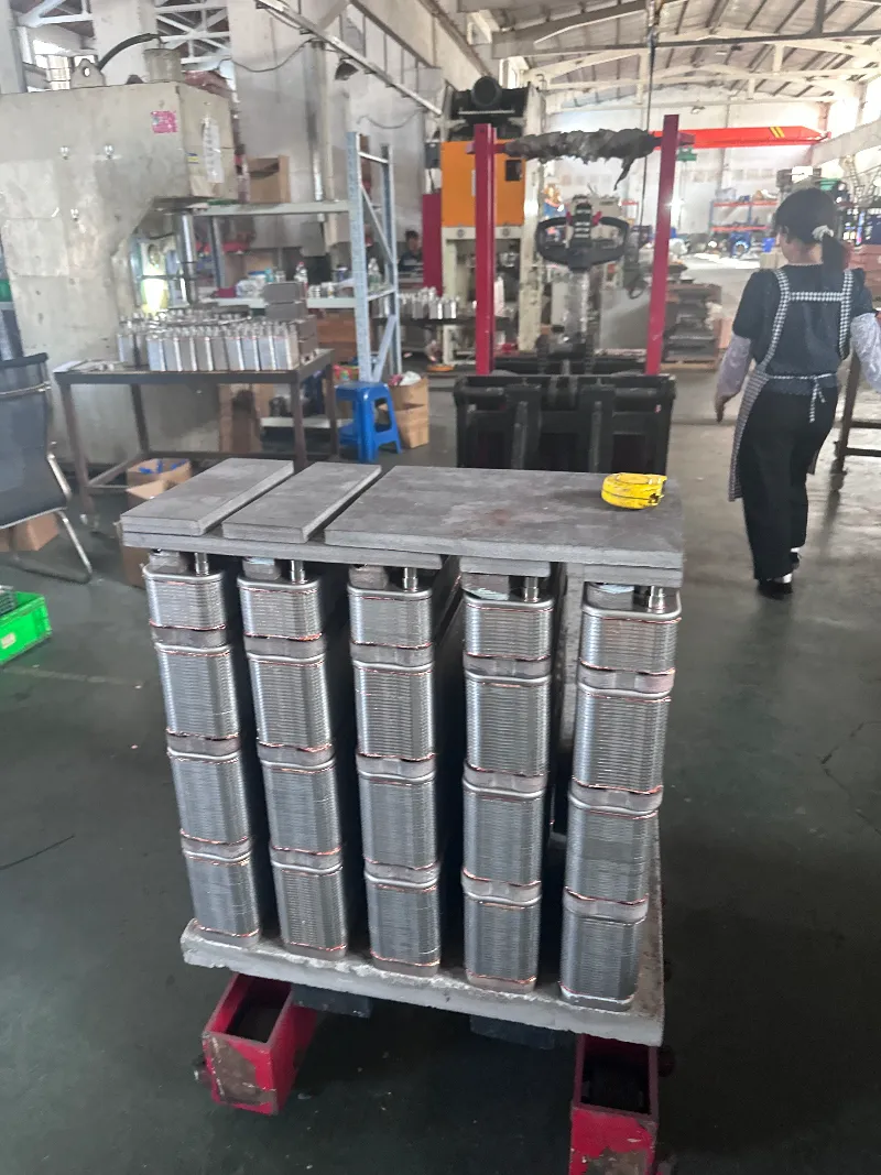 Quality inspection of brazed plate heat exchangers before shipment