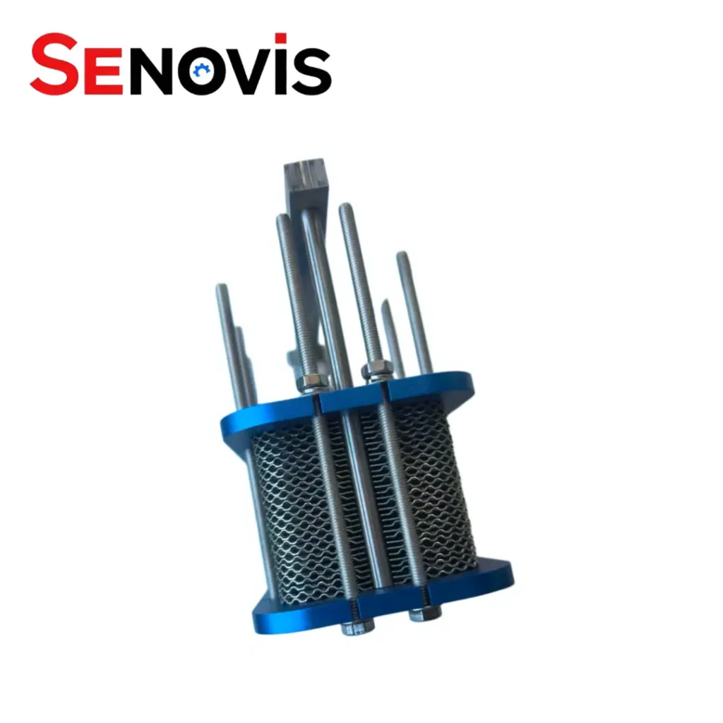 Mini Gasketed Plate Heat Exchanger Side View