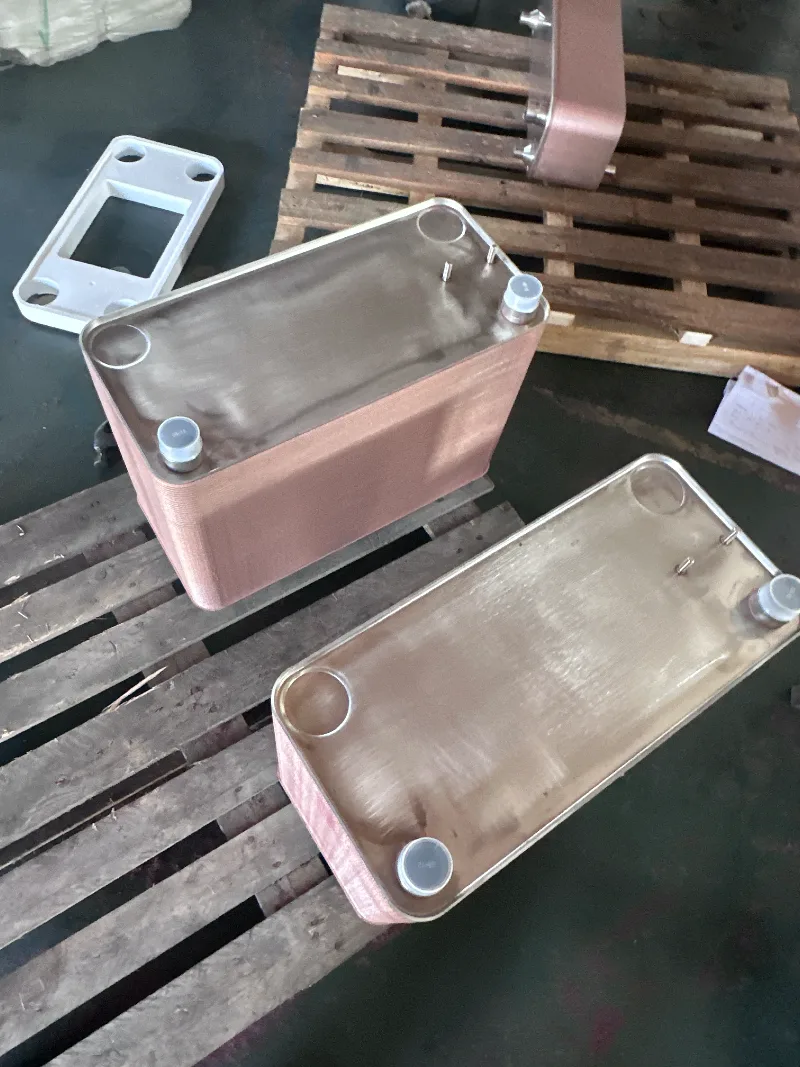 Compatible Alfa Laval AC900 brazed plate heat exchanger in the manufacturing workshop