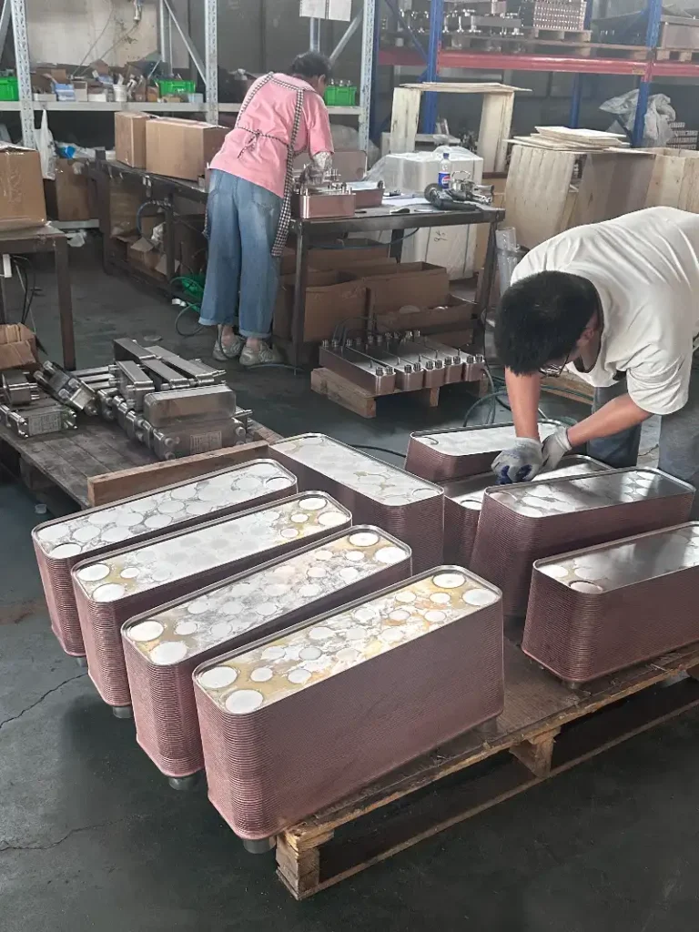 Quality inspection of compatible Alfa Laval AC900 brazed plate heat exchanger