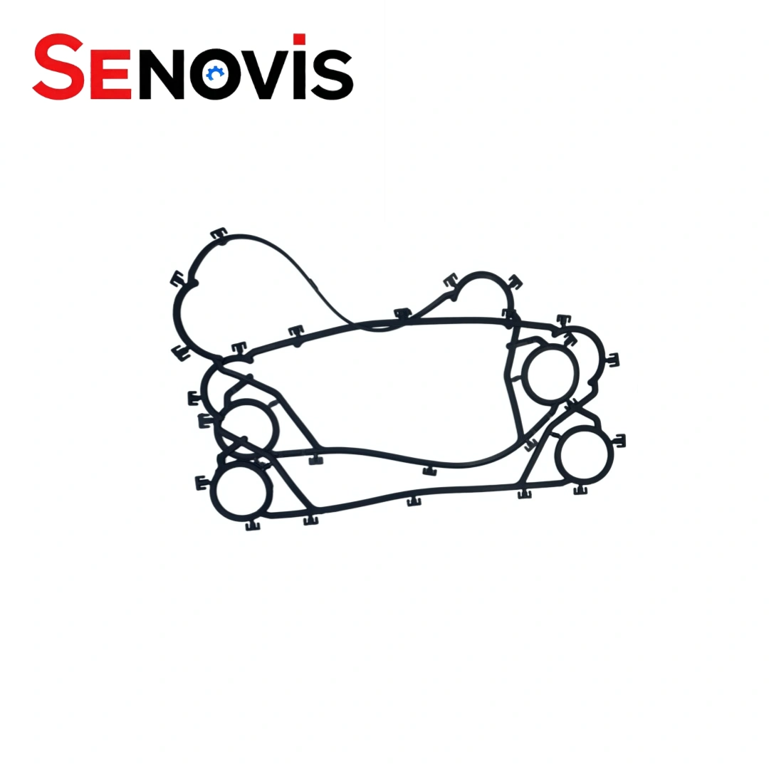 Compatible Alfa Laval Clip6 gaskets manufactured with premium rubber silicone gasket materials.