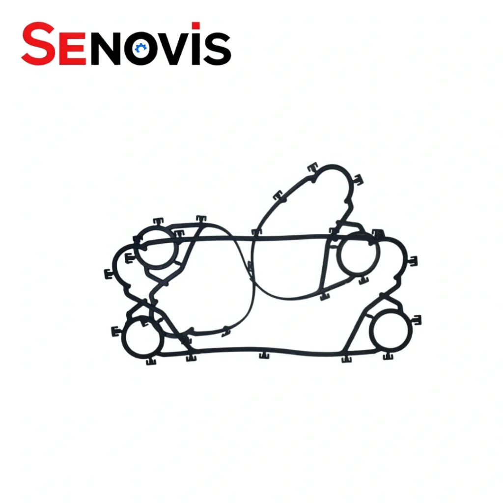 Compatible Alfa Laval Clip8 gaskets manufactured with premium white EPDM gasket materials.