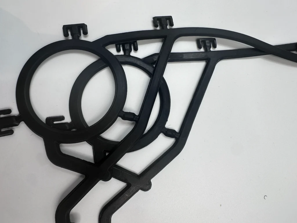 Durable Alfa Laval Clip8 gasket manufactured as premium fluorine rubber heat exchanger gaskets.
