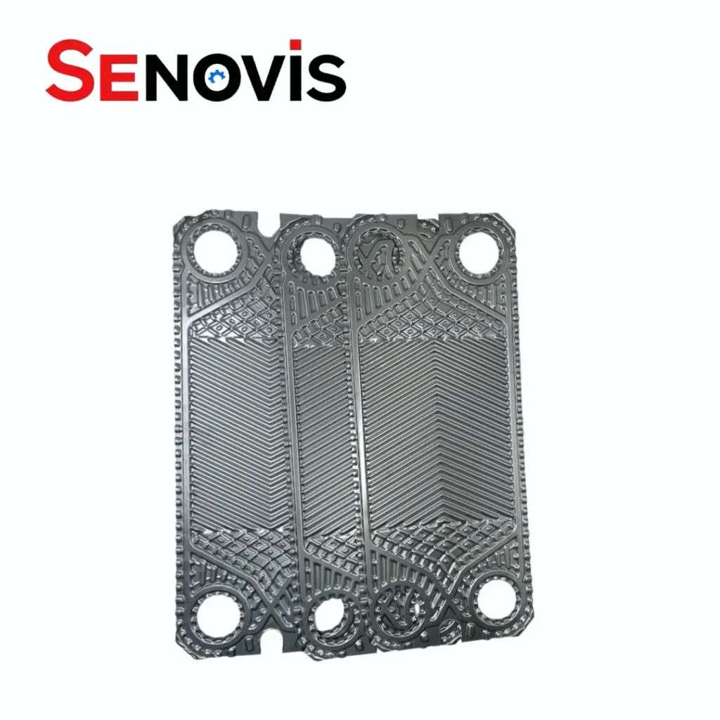 Alfa Laval M10M plate for gasketed plate and frame heat exchanger systems manufactured by Senovis PHE.