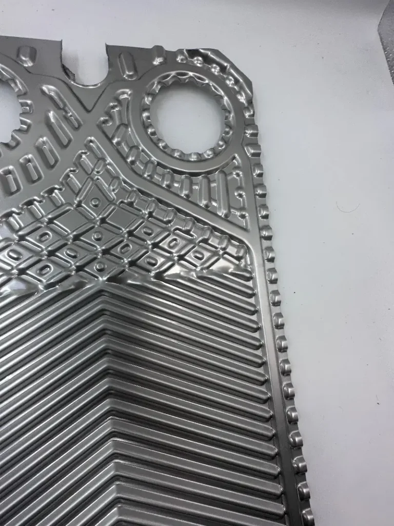 Alfa Laval M10M plate designed for alfa nova heat exchanger replacement applications.