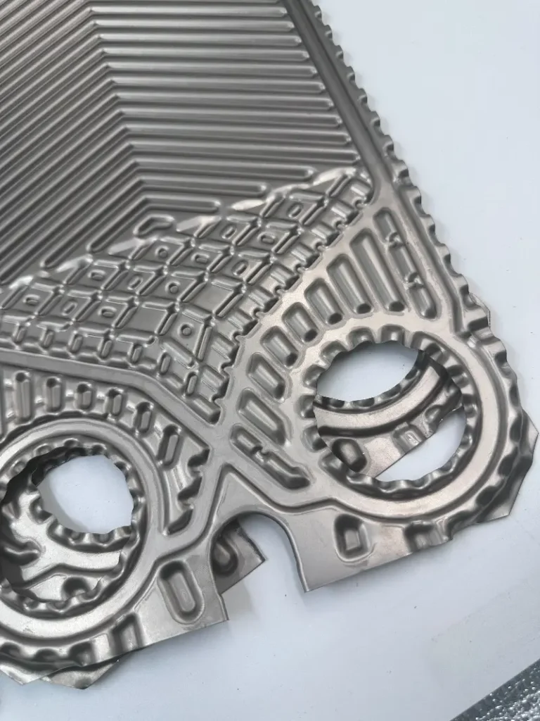 Alfa Laval M15M replacement plate designed for corrosion resistant heat exchanger plates.