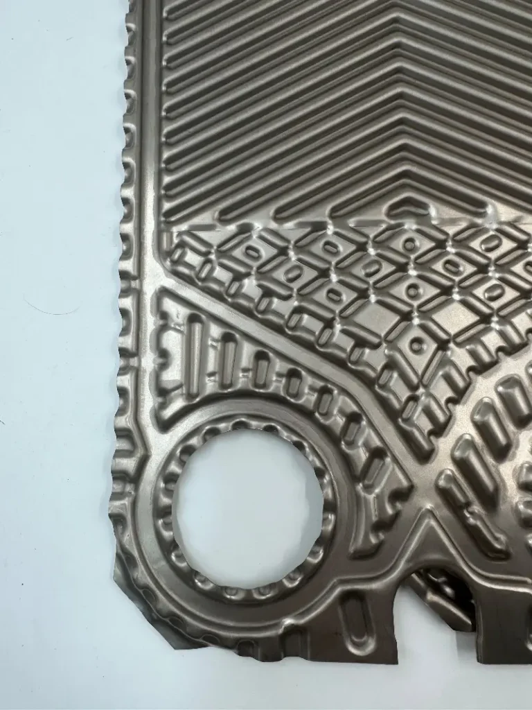 Alfa Laval M15M stainless plate for plate heat exchanger beverage industry applications.