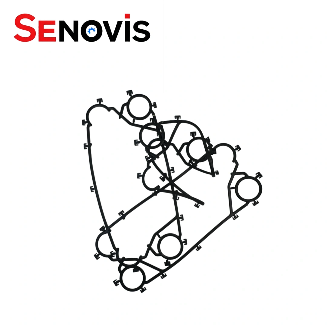 FUNKE FP22 gasket manufactured with epdm gasket material for plate heat exchanger sealing applications.