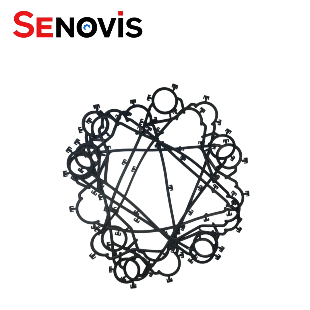 Sigma M56 replacement gasket with clip-on gasket for plate heat exchanger installation, supplied alongside compatible parts for plate heat exchanger, compatible phe spare parts factory services and other compatible plate heat exchanger parts.
